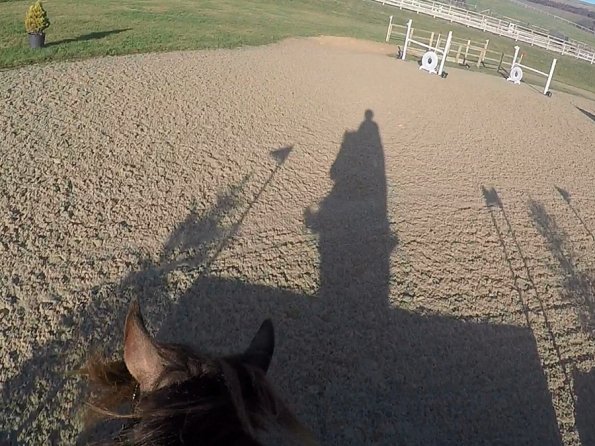 Anna and Lance GoPro jumping into shadow
