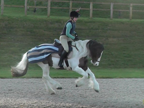 Anna and Lance canter (1)