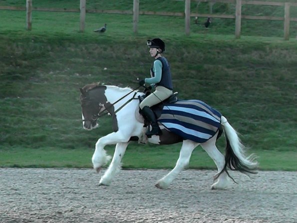 Anna and Lance canter (2)