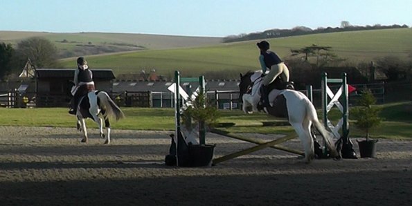 Lance chasing JD (3)