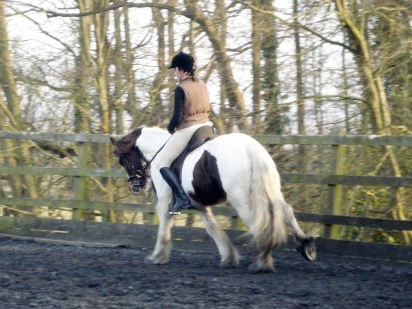 Lance and Anna canter (3)