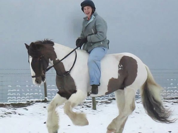 Anna and Lance cantering (5)